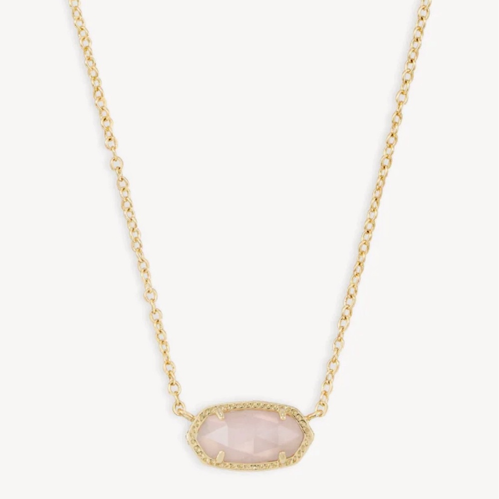 Kendra Scott Rose Quartz Necklace - brand new